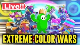 (LIVE) FALL GUYS CUSTOM SHOWS AND EXTREME COLOR WARS!! FUN! FUN!