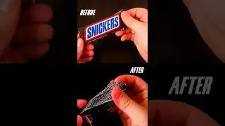 The destruction of SNICKERS 😱 (разрушение сникерса) #destruction #chocolate #snickers #разрушение