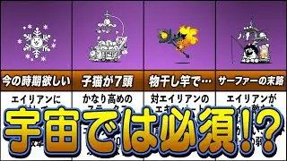 【にゃんこ大戦争】対エイリアン最強キャラランキングTOP７【ゆっくり解説】