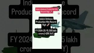 India&rsquo;s Defence Production Hits Record High 🚀#stockmarket#trading#viral