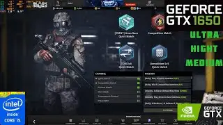 Black Squad - GTX 1650 4gb  | ultra- high-medium settings test | 1080p