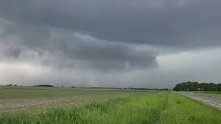 High-Precip Supercell near Springfield, IL - 5/14/2023