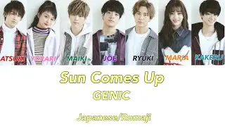 SUN COMES UP/GENIC (Color Codes Lyrics 日本語/Rom)