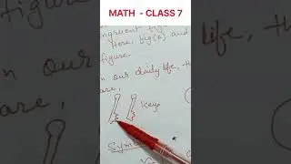 CONGRUENT OF OBJECT,  Math - Class 7 #MATH #GEOMETRY #EDUCATION #tricks