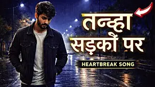 Tanha sadkon per Sad hindi Song Broken heart Song video viral videos 