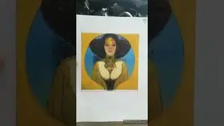 Experimental AI assisted NFT Cryptoart painting on metal by Daniel Joy Grimes &ndash; Visual Synthesizer