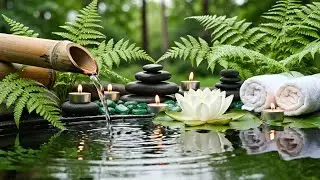 Healing Music with Flowing Water Sounds 🌿 Relief Insomnia, Anxiety & Depression, Calm Mind & Body
