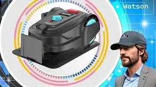 Роботизированная газонокосилка YARDCARE M800Plus &mdash; встроенный GPS &mdash; площадь до 800 м2 &mdash; распознав...