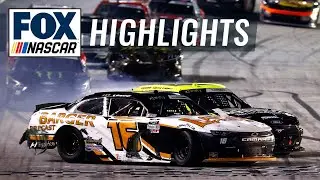 FINAL LAPS: A.J. Allmendinger wins in INSANE OT finish at Bristol | NASCAR ON FOX HIGHLIGHTS