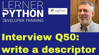 Python interview question #50: Speed descriptor