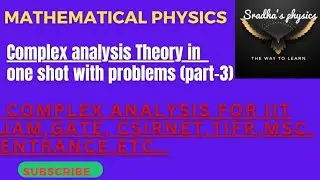 Complex analysis Theory in one shot  with problems ।। for csir net,gate ,Tifr ,m.sc entrance exam।।