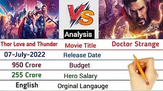 Hollywood Movie Thor Love and Thunder vs Doctor Strange Movie Box Office Collection Comparison 2022