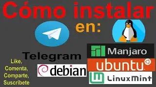 🚀🛸🐧Como instalar Telegram en Linux Manjaro,  👌Ubuntu, Mint, Debian etc