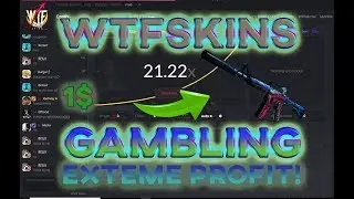 WTFSkins 1$ goes a long ways! Extreme Profit!