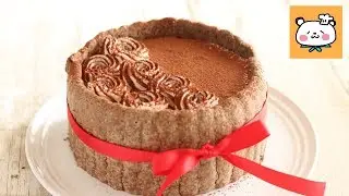 ティラミスのシャルロットケーキ Tiramisu Charlotte Cake｜クリスマスのお菓子#5｜HidaMari Cooking