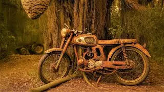 Honda 1967 Motorcycle Restoration &ndash; Forgotten for 60 Years, Back to Life