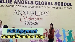 School Annual Function Vlog 🎥 | Full Enjoyment 🎊 | #vlog #@poojasumitvlog  #realvlogger #fullmasti 
