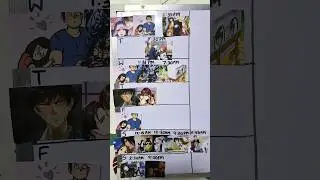 Making an Anime and Webtoon Board!