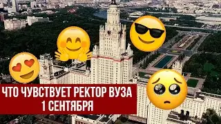 Что чувствует ректор вуза 1 сентября