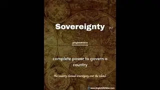 Sovereignty Definition & Meaning