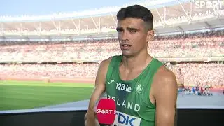 Andrew Coscoran on a disappointing run in the Men's 1500M semi-final