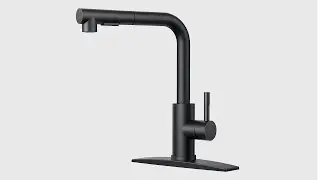 FORIOUS Kitchen Faucet, Commercial Pull Down Spray, Step by Step Install