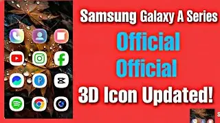 Samsung Galaxy Aseries official 3D icon update / How to install the icons on your application...