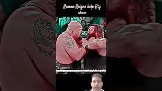 Roman Reigns help Big Show 💀💪👇 #workout #romanreigns #abs #fitness #gymlover #armday #bodybuild