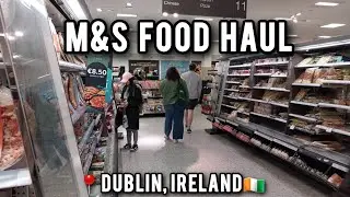 M&S Food Shop | Grocery Haul in Dublin, Ireland | Everyday Food with Price 🇮🇪