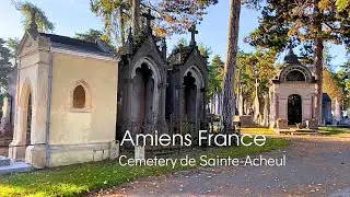 Amiens France Cemetery de Sainte-Acheul 🏙️Walking street no talking 🌤️ Walking Tour