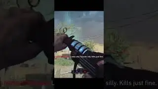 Dempsey Really loves the Ray Gun