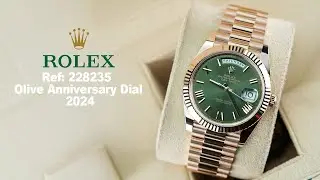 Rolex Day Date 40 228235 Olive Anniversary Dial 2024 | Imperial Time UK LTD