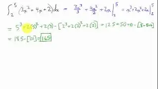 Basic Polynomial Integration