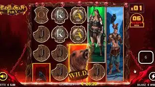 BIG WIN on Barbarian Fury Slot 5&euro; Bet