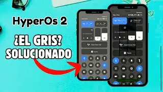 &iquest;El Gris? Centro de Control Transparente en HOS 2 para tu Xiaomi - Redmi - Poco