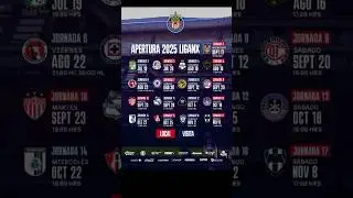 calendario de chivas en la Liga MX     #parati #chivas