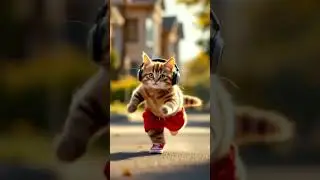 This is what peak performance looks like. #catgoals #meowtivation #viralvideo #youtubeshorts #funny