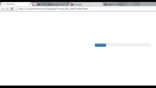 JQuery animation : 9 - Progress bar