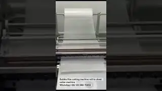 Bubble film cutting machine roll to sheet cutting machine