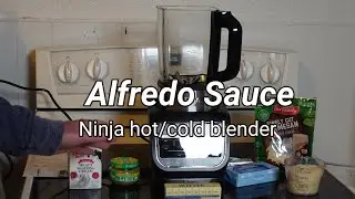 Alfredo Sauce in the Ninja Foodi Hot/Cold blender. Yummy!