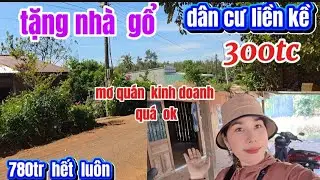 Mặt tiền kinh doanh buôn bán co sản  300tc khu dan cư  liền  kề bán  gấp  780tr bs