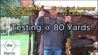 JTS Airacuda 30  &  Avenger 22 Regulated PCP Air Rifles Testing