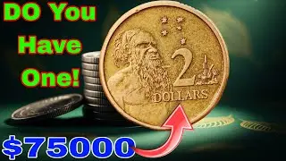 Top 5 Ultra Rare Australian 2 dollar Coins Worth up to $75,000😲 hidden treasure!