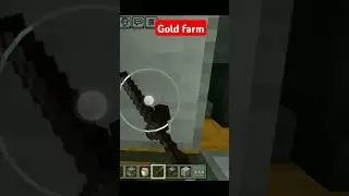 Gold garm  #minecraft #gaming #goldfarm #minecraftfarm #minecrafteasyfarm #howtomakeironfarm
