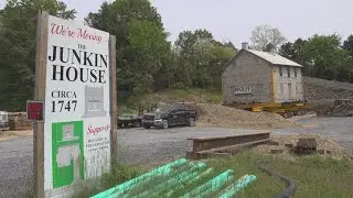 Historic building moved in Silver Spring Township