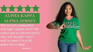 Alpha Kappa Alpha Jersey | Alpha Kappa Alpha Paraphernalia at Betty's Promos Plus