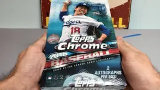 2016 Topps Chrome Hobby Box - BLACK REFRACTOR HOT BOX!!!