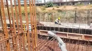 Slab steel checking time cleaning debris,foam