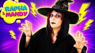 HISTÓRIAS ENGRAÇADAS DE BRUXA - A Bruxinha Atrapalhada - A Bruxa Sujona - Rapha e Mandy