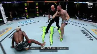 Phil Hawes gets viscously KO'd after a brutal knee injury